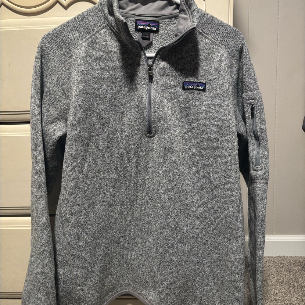Patagonia Women’s Better Sweater Gray 1/4 zip